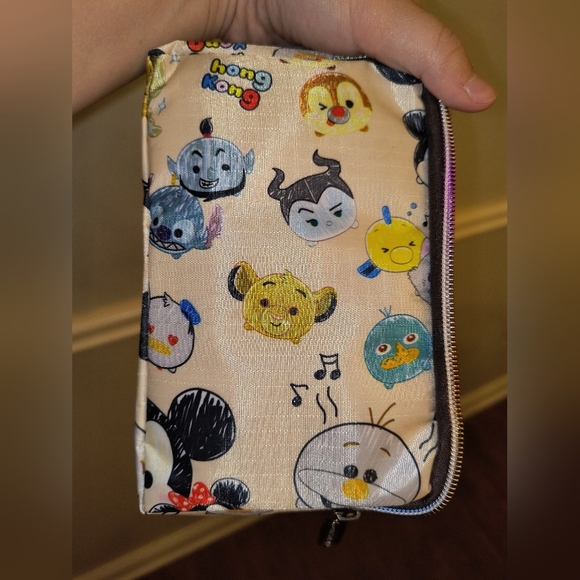 Women’s or Kid’s Cute Disney Character Print Mobile Wristlet Clutch Handbag - Picture 5 of 8